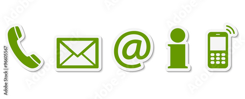 contact us icon set