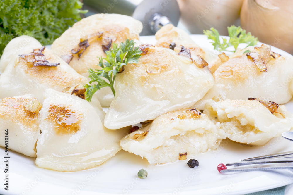 homemade pierogi dumplings