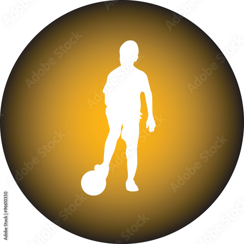 kid play soccer photo