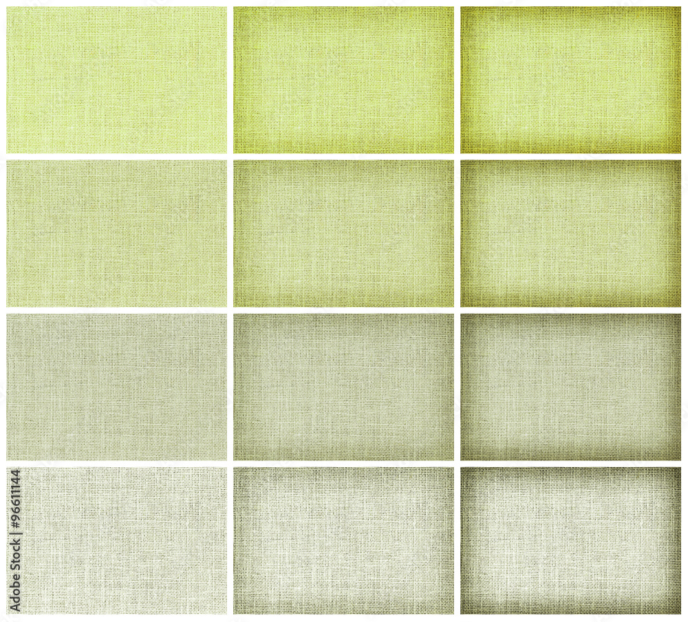 Fototapeta premium collection natural green sackcloth texture for background, green