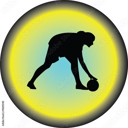 woman play soccer