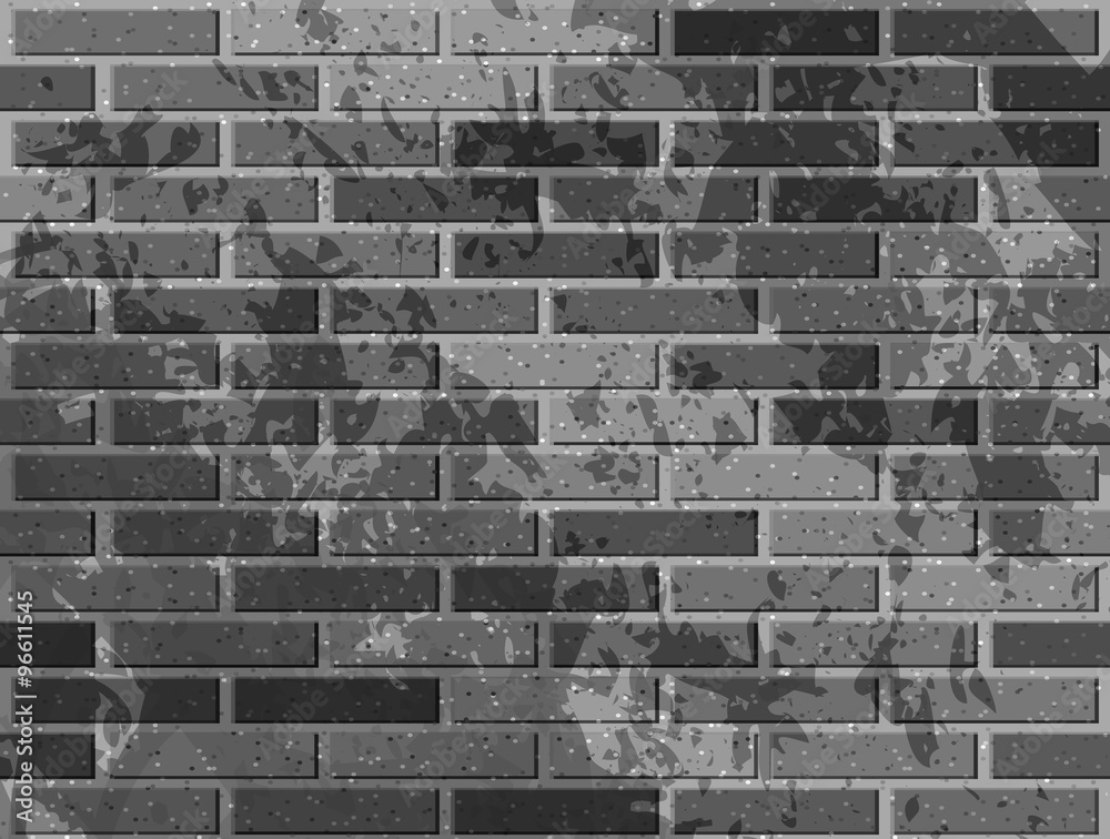 Grey brick wall Grey brick wall