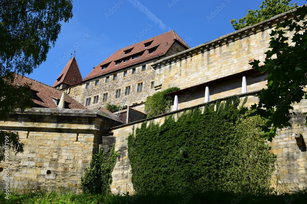 View on the Veste Coburg castle near Coburg, Bavaria, Region Middle Franconia, Germany
