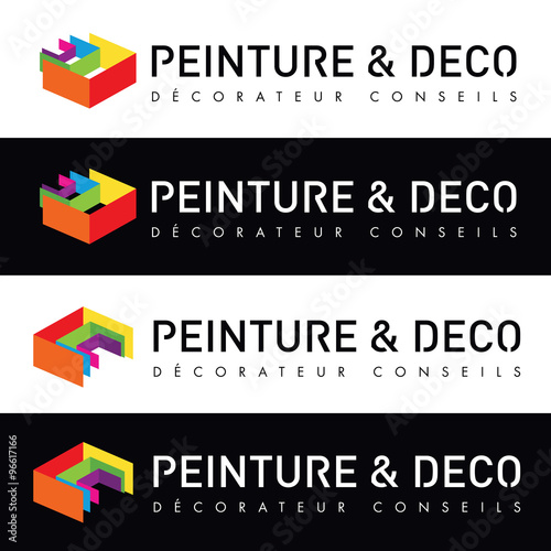 peintre peinture décorateur décoration couleur logo