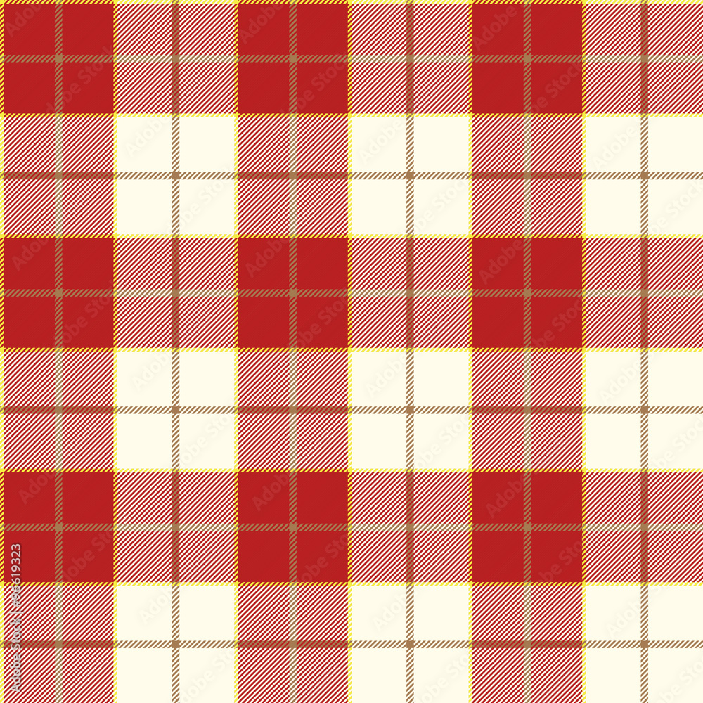 Obraz premium Red tartan seamless pattern
