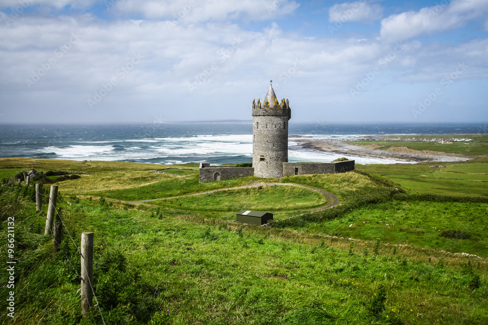 Doonagore Castle in Ireland