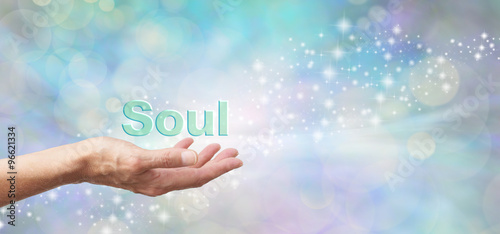 Photography Loving Vigil of a Soul - Female with outstretched hand palm facing up and the wo
