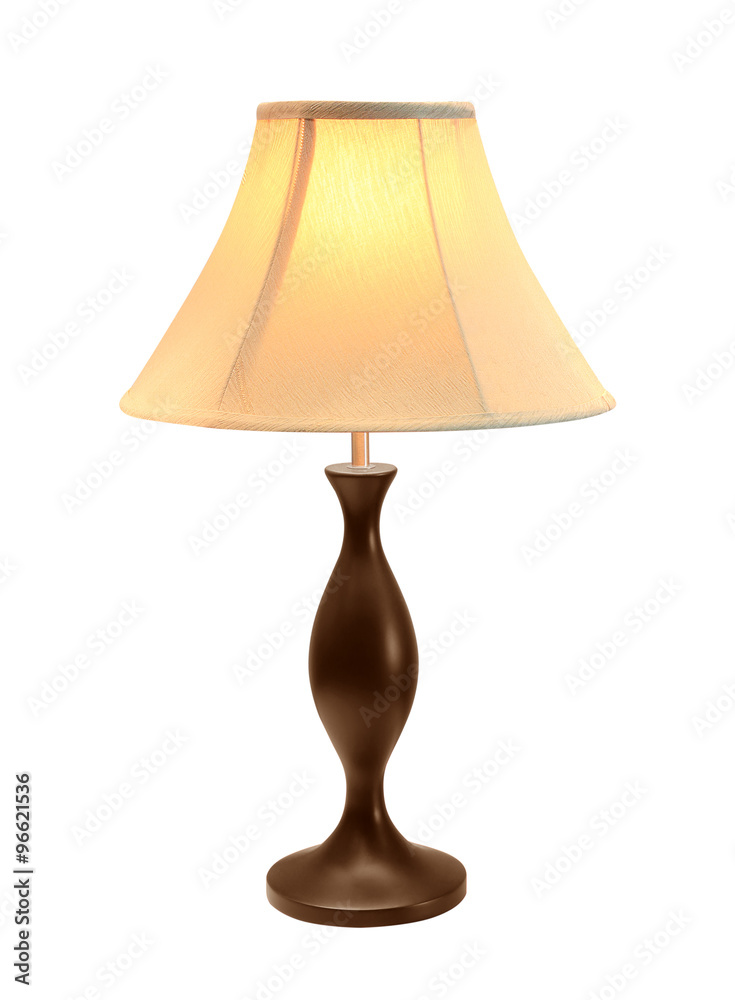 table lamp isolated on white table lamp isolated on white