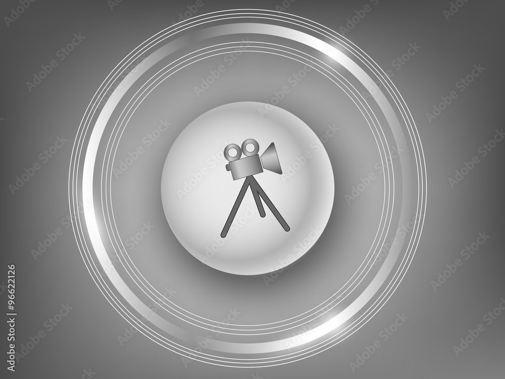 3d white button 3d white button