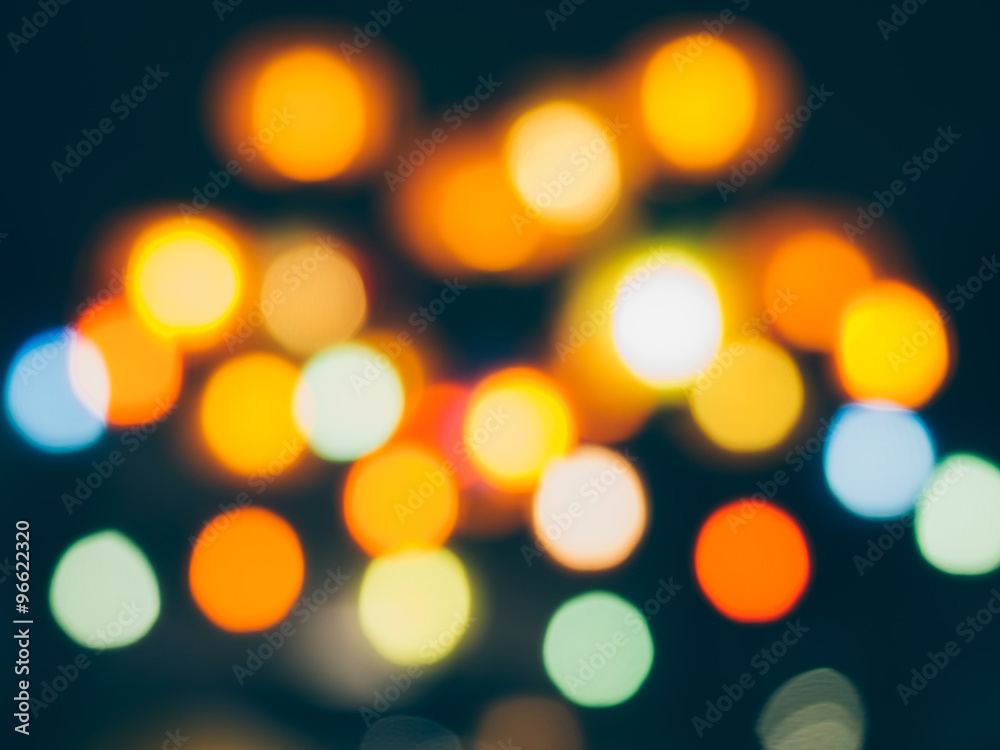 Obraz premium abstract background with colorful bokeh defocused lights and sha