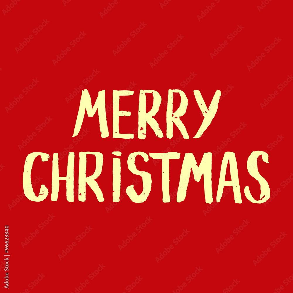 Greeting Christmas card