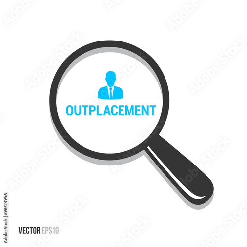 Outplacement Magnifying Glass