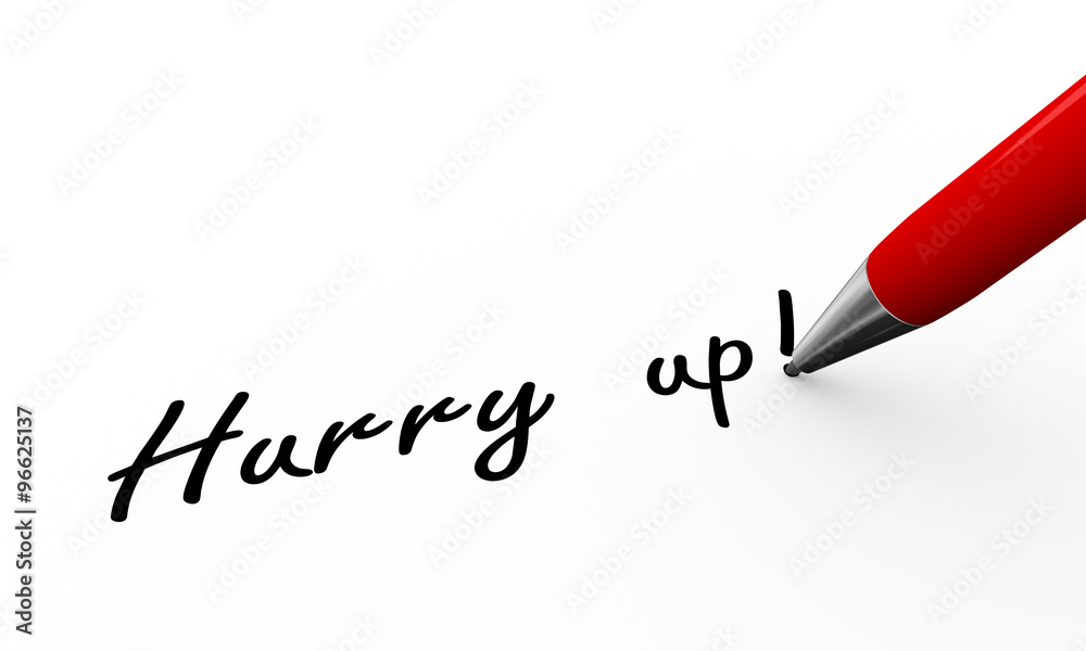 3d pen writing thank you illustration