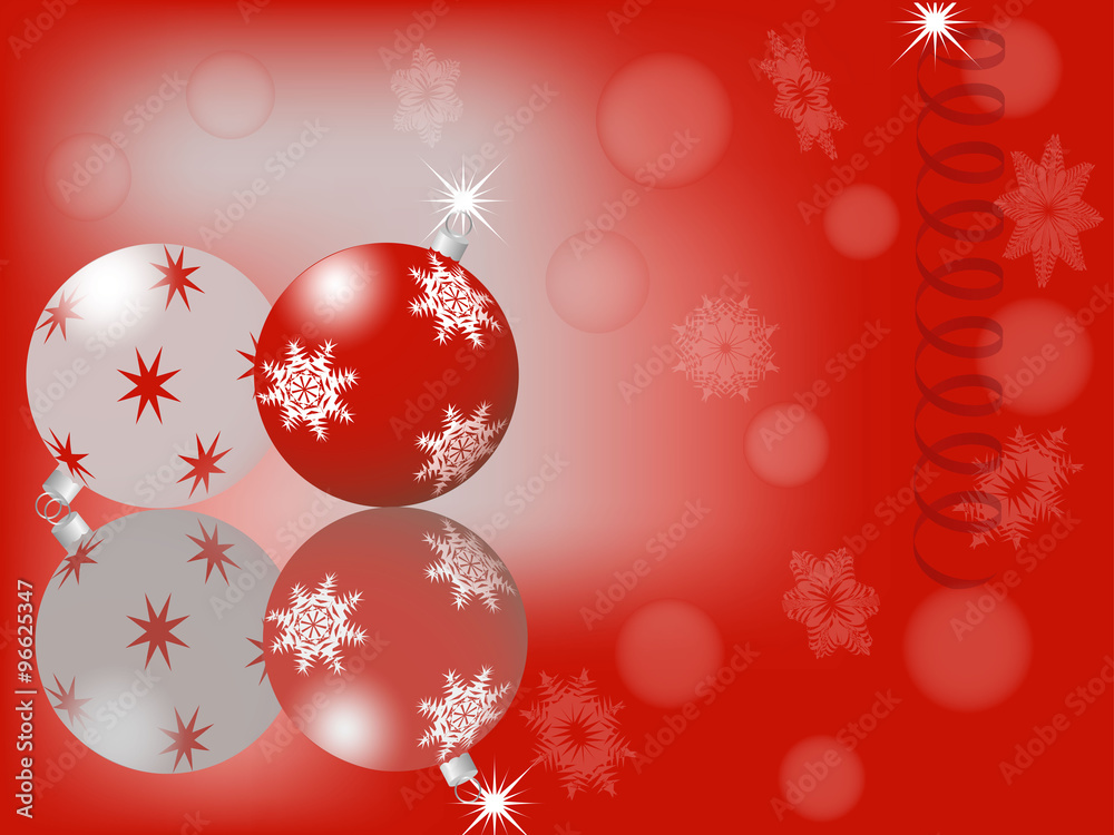 Red balloons on a red background Red balloons on a red background