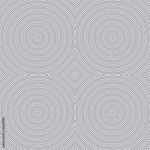 Seamless abstract striped background - embossed surface  circle. Color gray. 3D effect. Vector illustration.