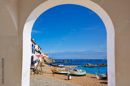 Fotografie Calella de Parafrugell in Costa Brava of Girona