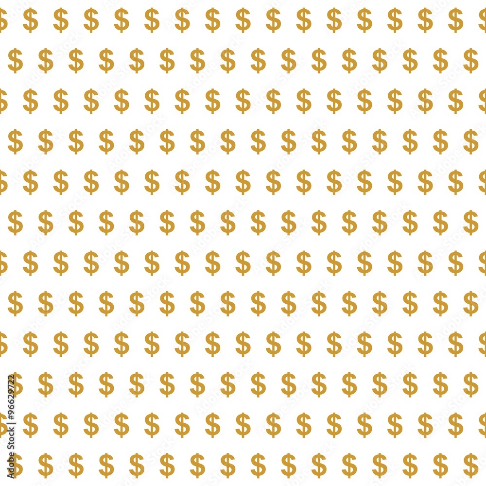 Background of the golden dollar symbols in a row under each other alternately Background of the golden dollar symbols in a row under each other alternately