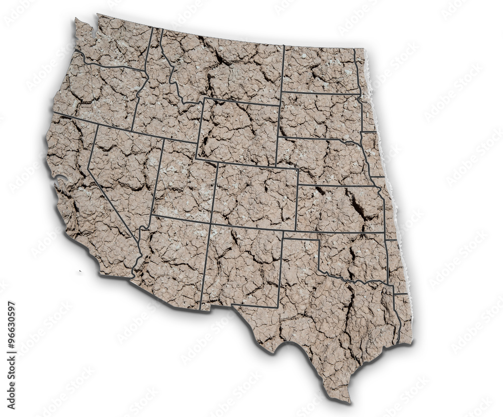A map of the United States West - 1000 F 96630597 DkDVVi8ANvFYBvfRHyP5KULIiOLsggYj