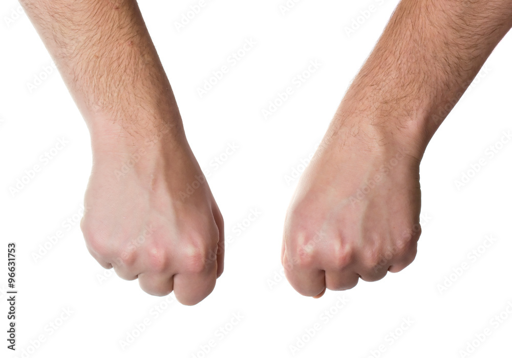 Man hand fist Man hand fist
