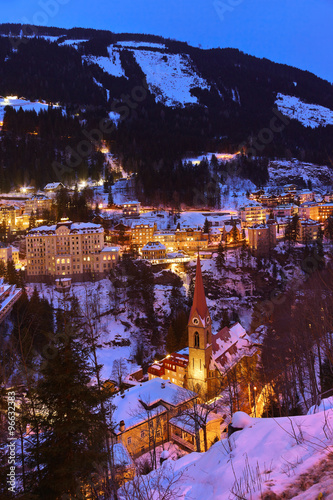 Fototapeta Naklejka Na Ścianę i Meble -  Mountains ski resort Bad Gastein Austria