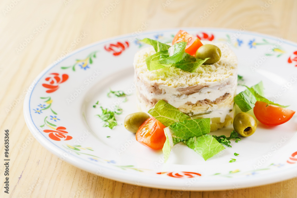 Layered salad Layered salad