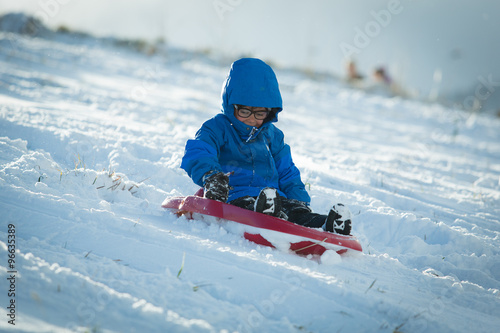 Garçon à la neige