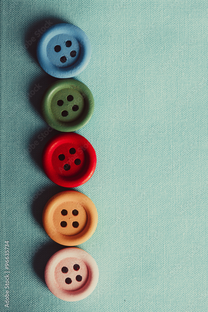 The Colorful buttons The Colorful buttons