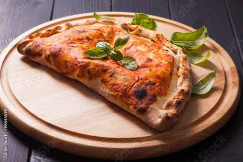 The Pizza calzone photo