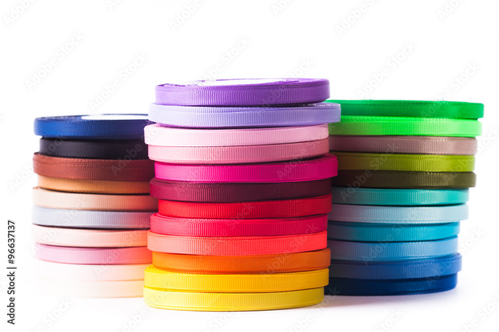 The ribbons isolated The ribbons isolated