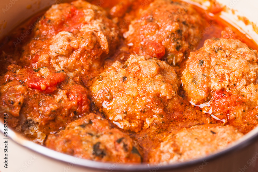 Meatballs with tomato sauce Meatballs with tomato sauce