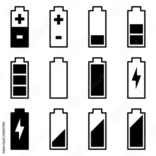 Battery Icon Set