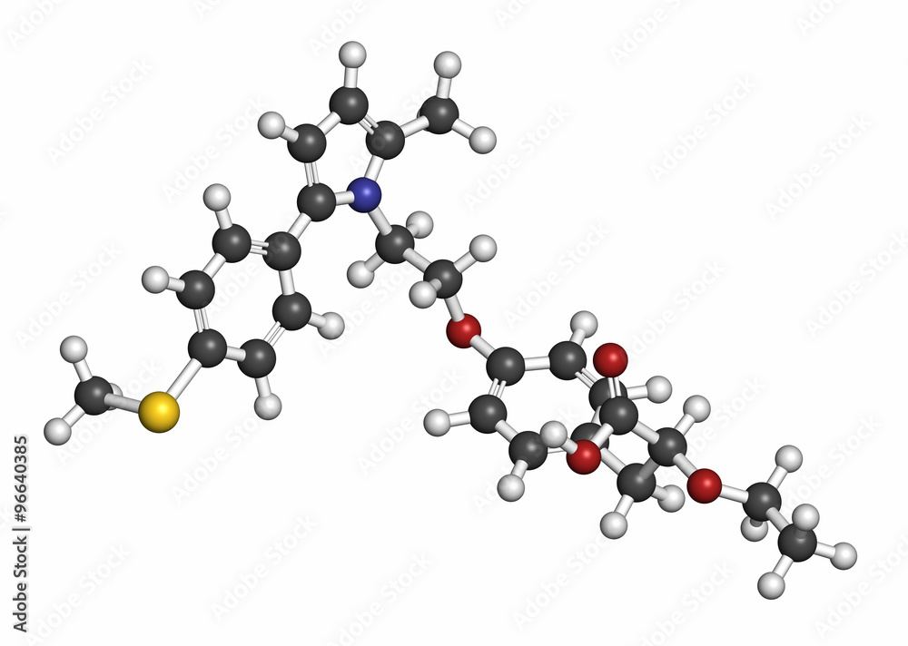 Saroglitazar diabetes drug molecule (dual PPAR agonist). Saroglitazar diabetes drug molecule (dual PPAR agonist).