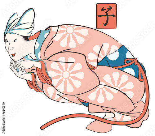 歌川国芳 道外 見富利十二志のイメージイラスト