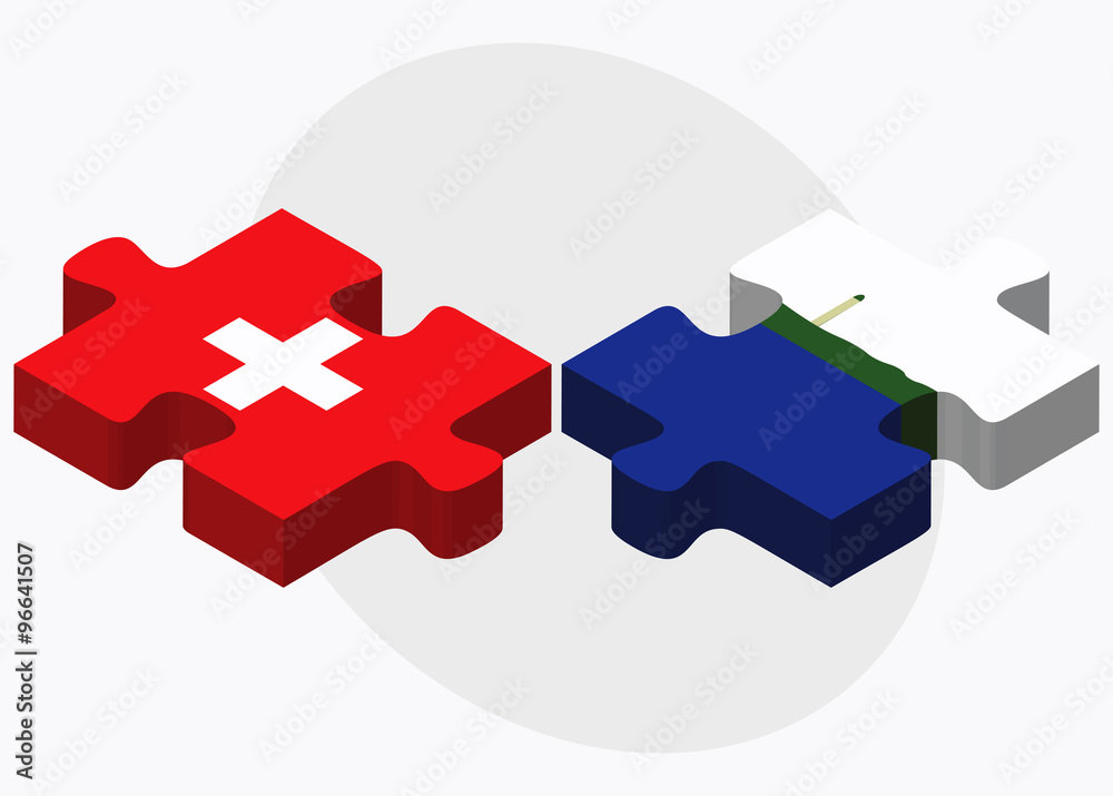 Switzerland and Navassa Island Flags
