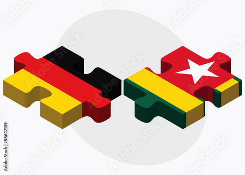Germany and Togo Flags