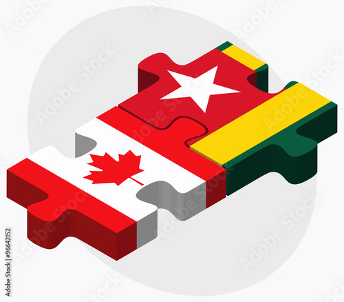 United Kingdom and Togo Flags