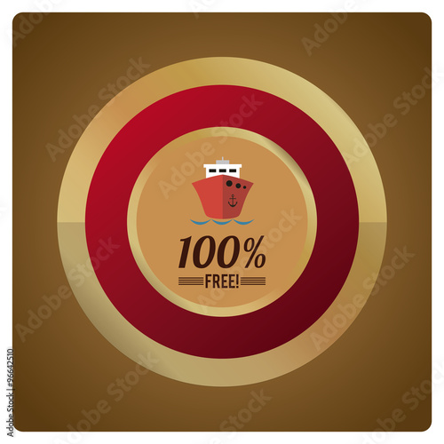 free objects or products illustration over golden color backgrou