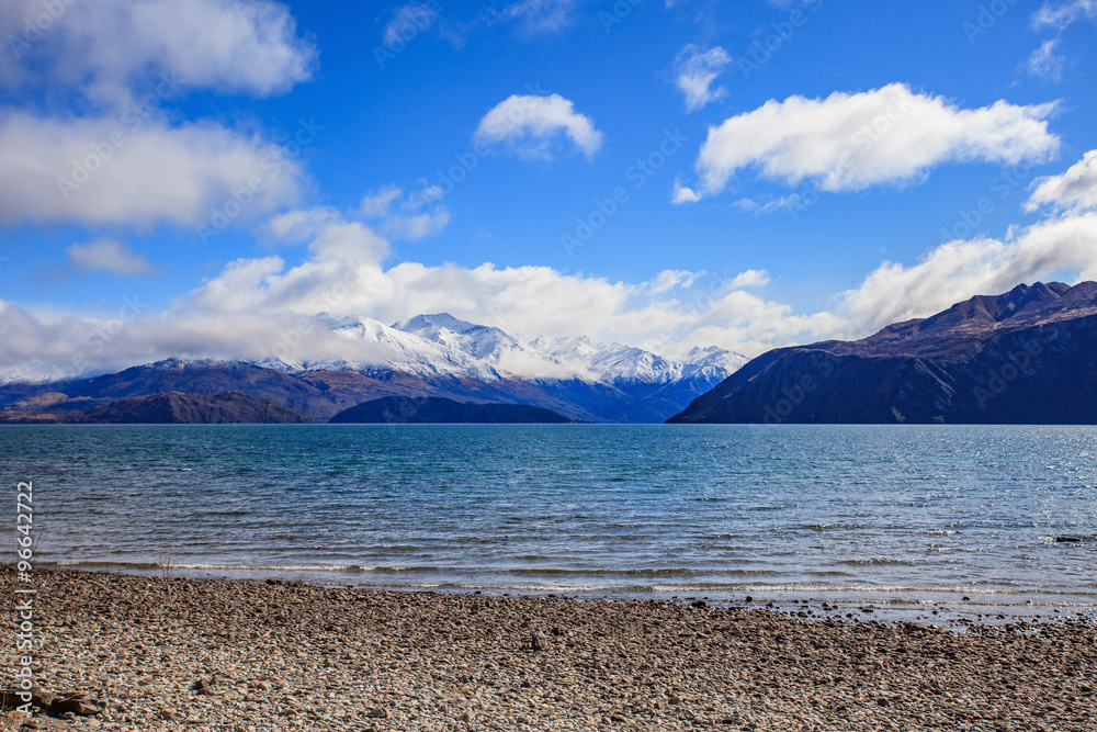 scenic of lake wanaka south island new zealand important landm scenic of lake wanaka south island new zealand important landm