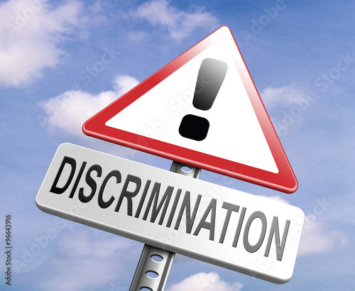 stop discrimination no racism