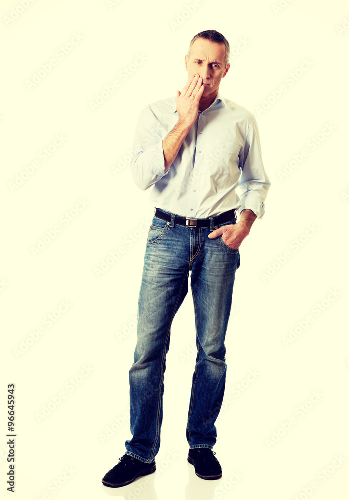 Man having toothache Man having toothache