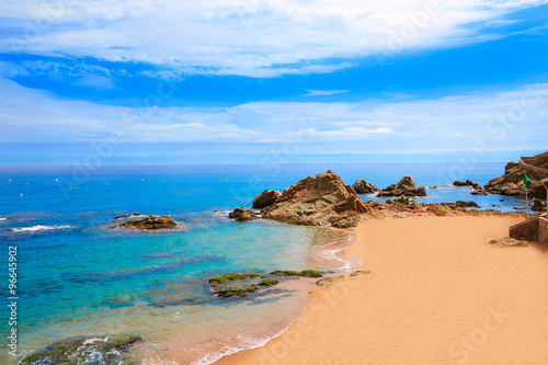 Fototapeta Naklejka Na Ścianę i Meble -  Costa Brava beach Lloret de Mar Catalonia Spain