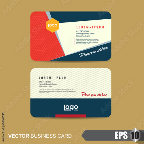 business card template,Vector illustration