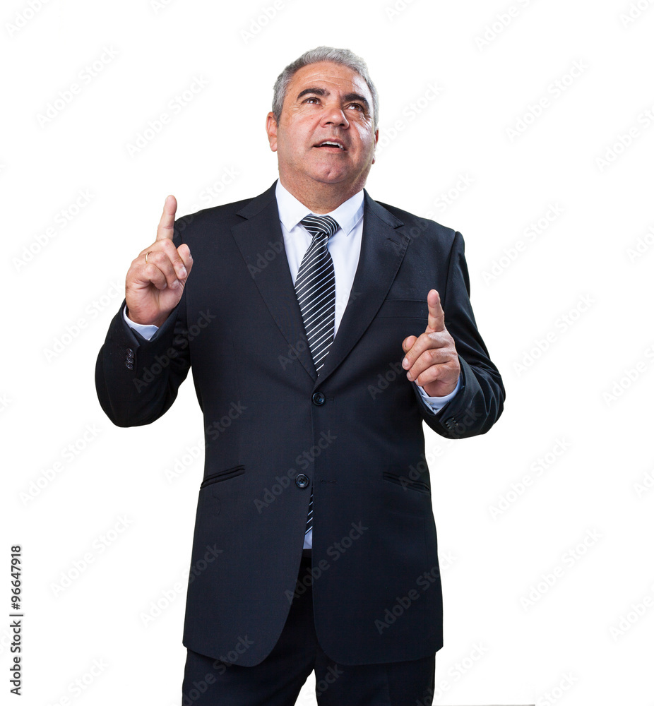 business man dancing