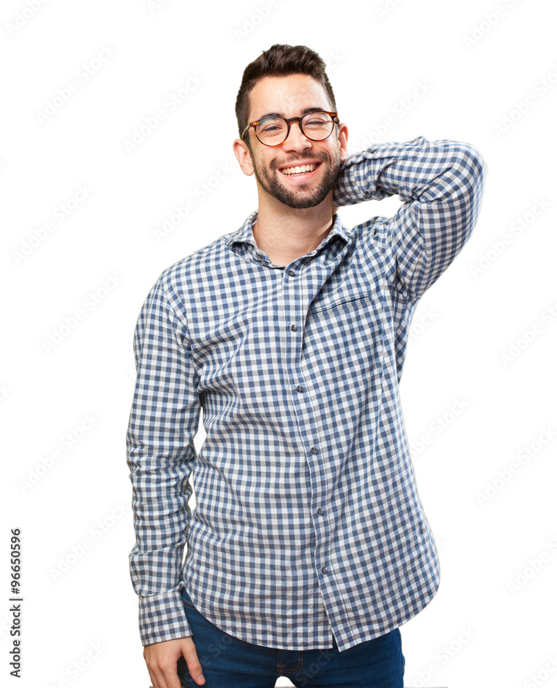 student man smiling student man smiling
