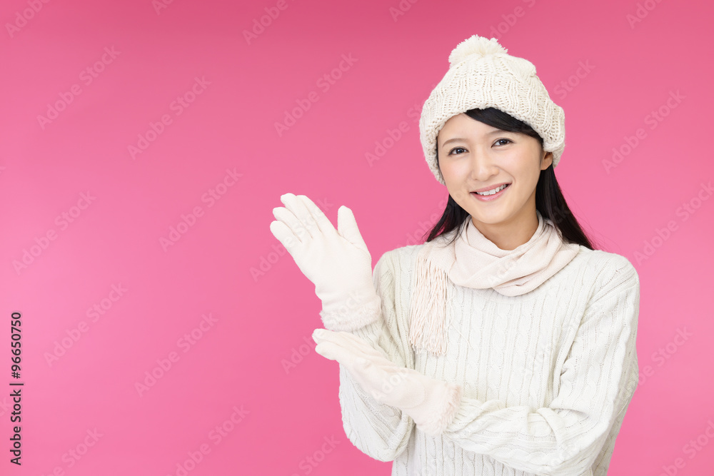 笑顔の女性 笑顔の女性