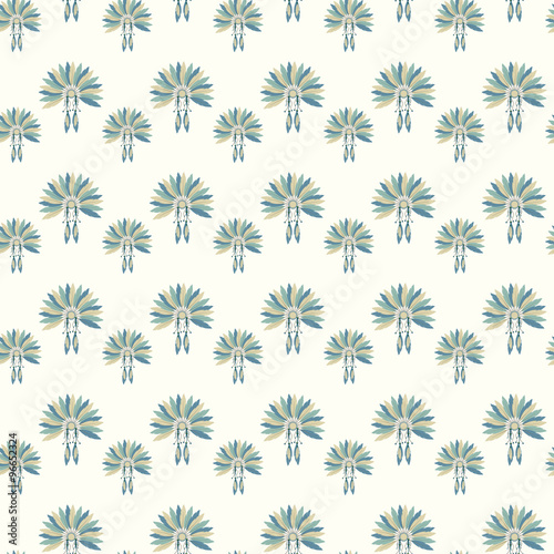 seamless pattern dreamcatcher background