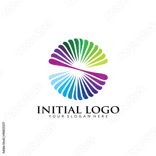 Initial S Drone Logo Icon