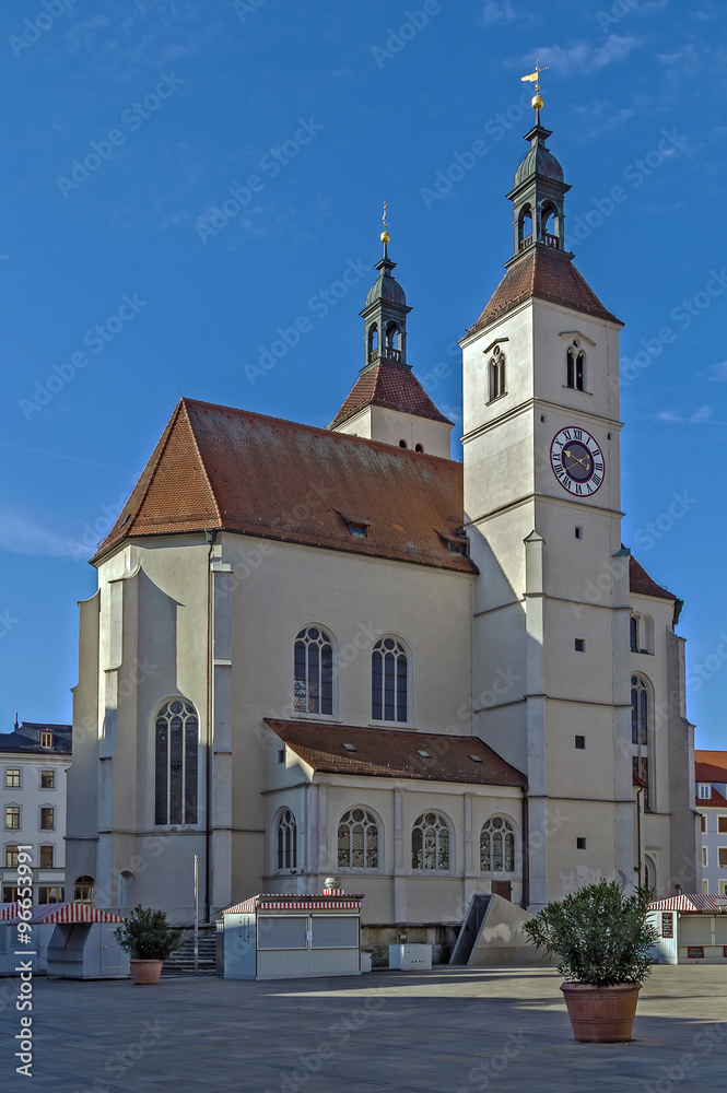 New Parish Church (Neupfarrkirche), Regensburg, Germany