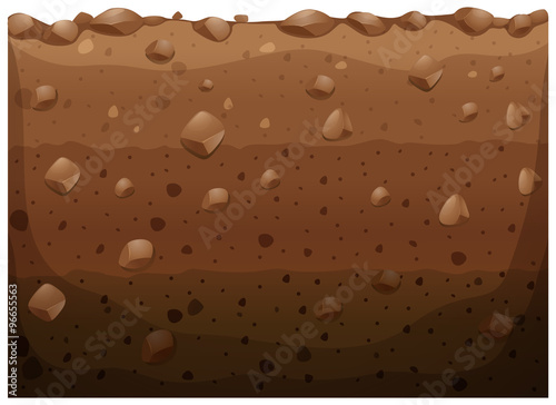 Different layer of the underground