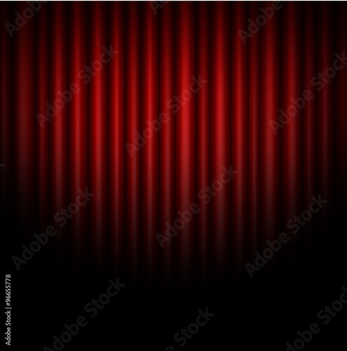 Curtain abstract of red background